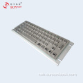 IP65 Metal Keyboard nga adunay Track Ball
